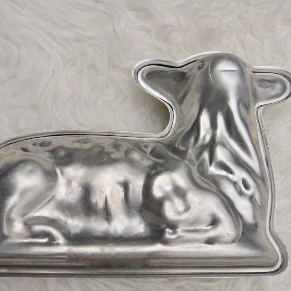 VTG Lamb Cake Mold 3D Chocolate EASTER Baking